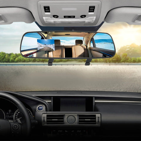 LCD Video Recorder G-sensor Dash Cam Rearview Vehicle Mirror Camera DVR