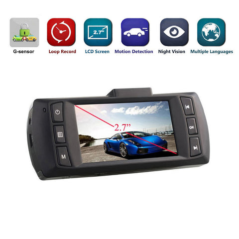 1080p LCD Car Camera Dash Cam Video Recorder G-Sensor Night Vision