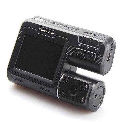 Dual Lens Car HD 1080p 2.0"LCD Dash cam+8 IR LED Light Night Vision