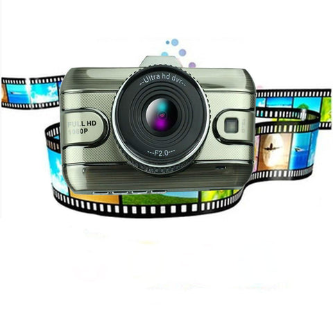 Dual Lens Full HD 1080P Video Recorder Camera Dash Cam